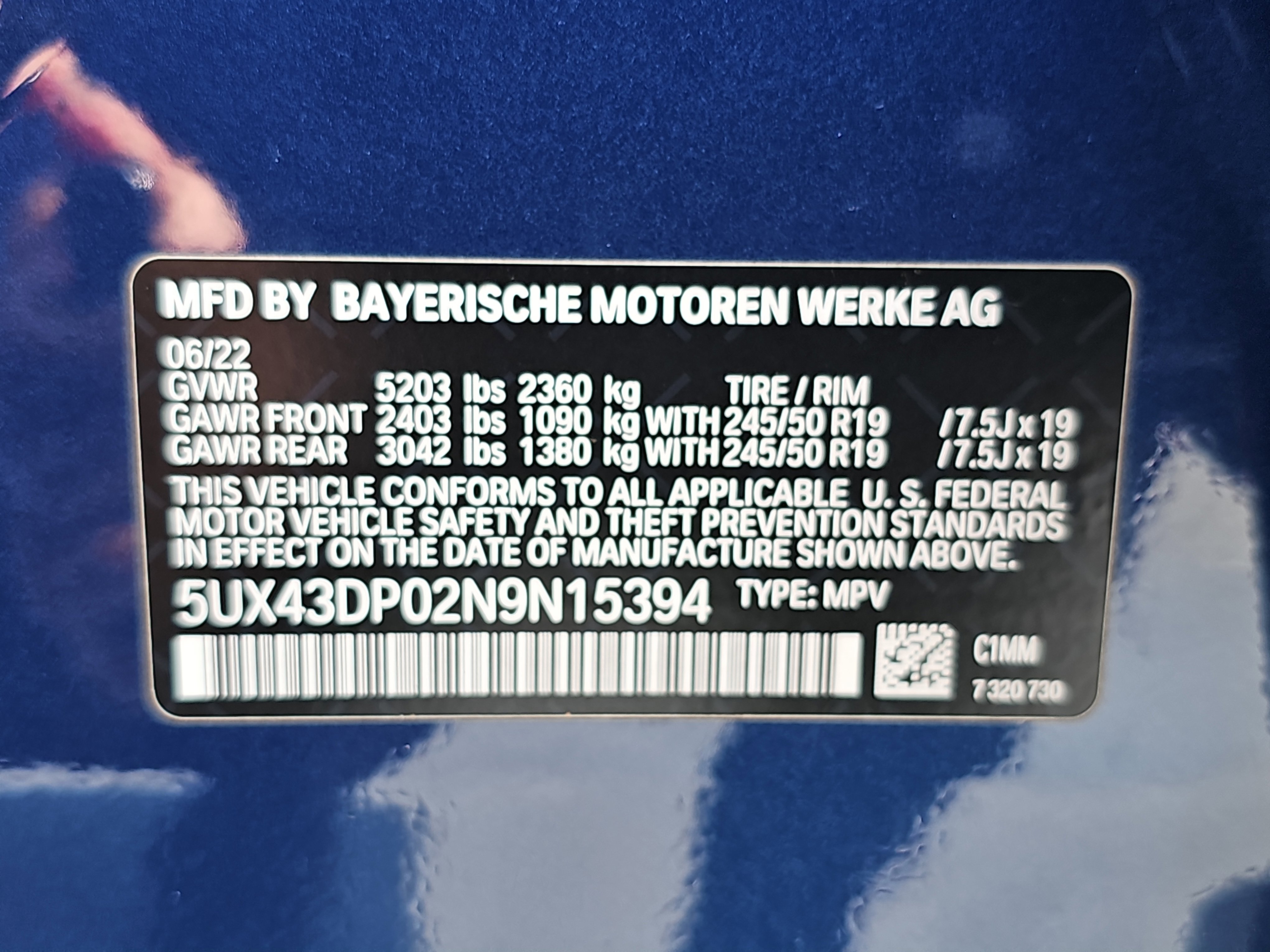 Certified 2022 BMW X3 sDrive30i w/ Convenience Package image 36