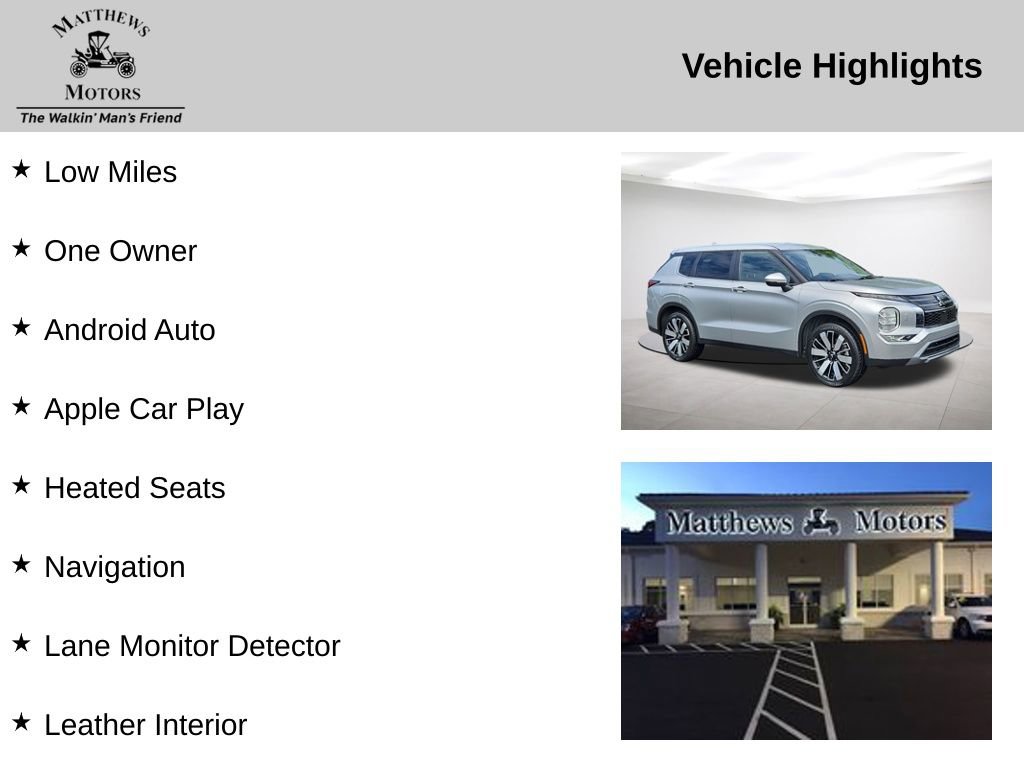 Used 2025 Mitsubishi Outlander AWD image 14