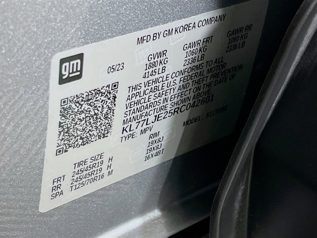 Used 2024 Chevrolet Trax RS w/ Sunroof Package FWD image 31