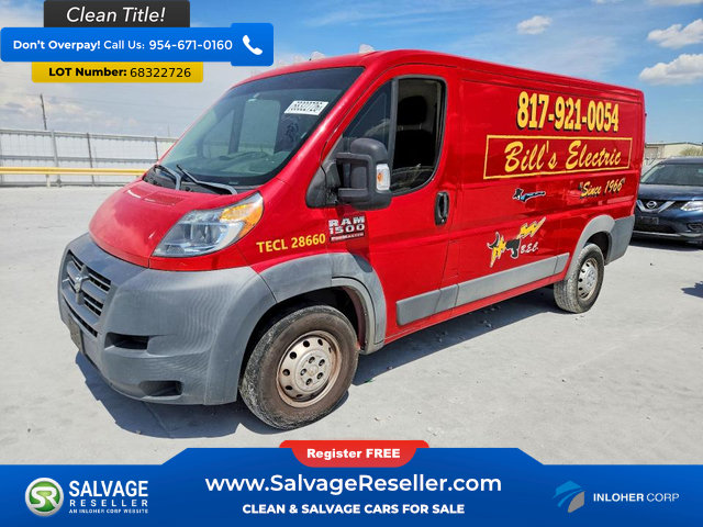 Used 2017 RAM ProMaster 1500 w/ Mopar Trailer Tow Group