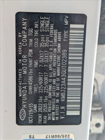 Used 2016 Hyundai Tucson SE FWD image 16