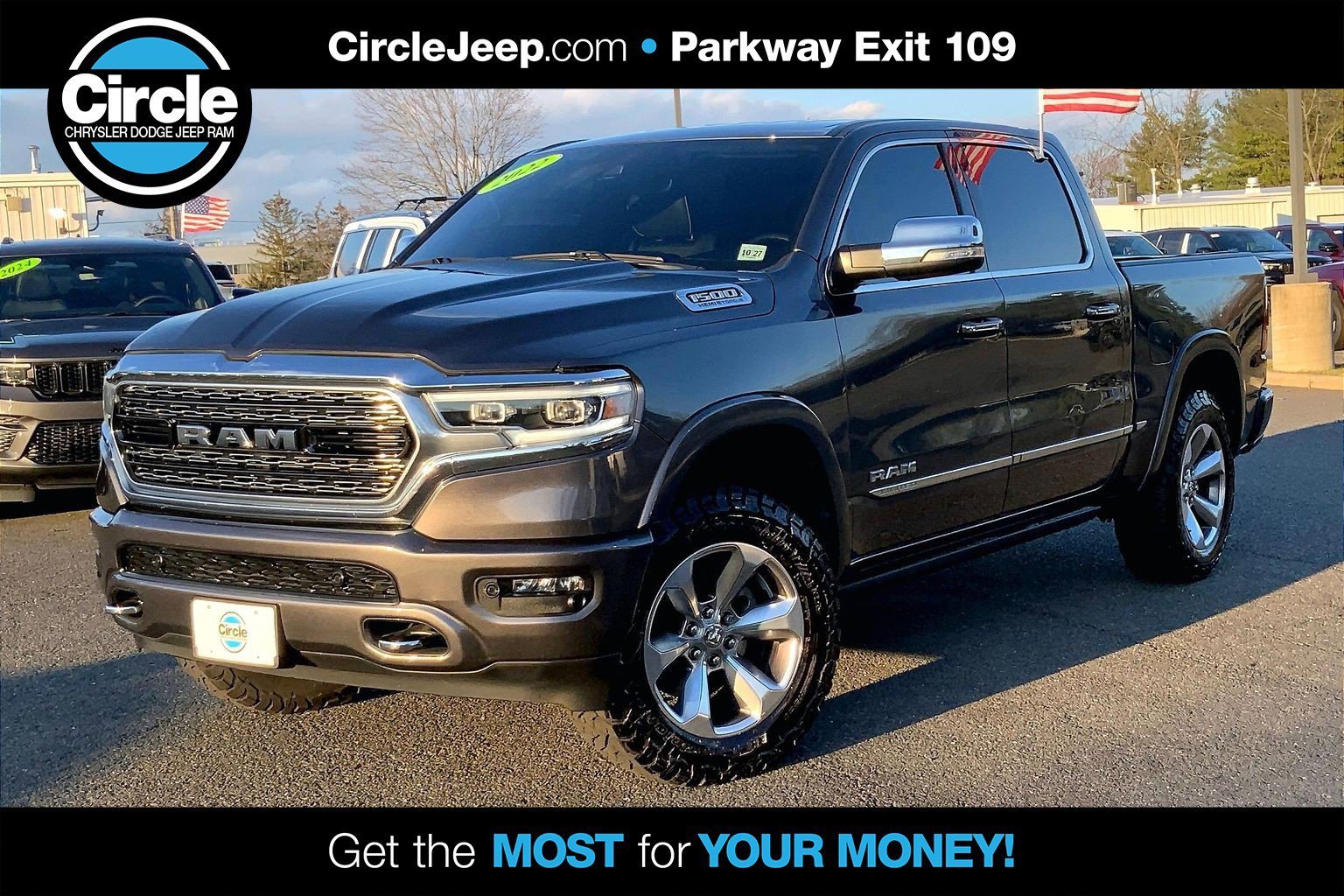 Used 2022 RAM 1500 Limited w/ Body Color Bumper Group image 1