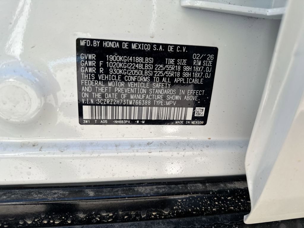 New 2026 Honda HR-V EX-L image 26