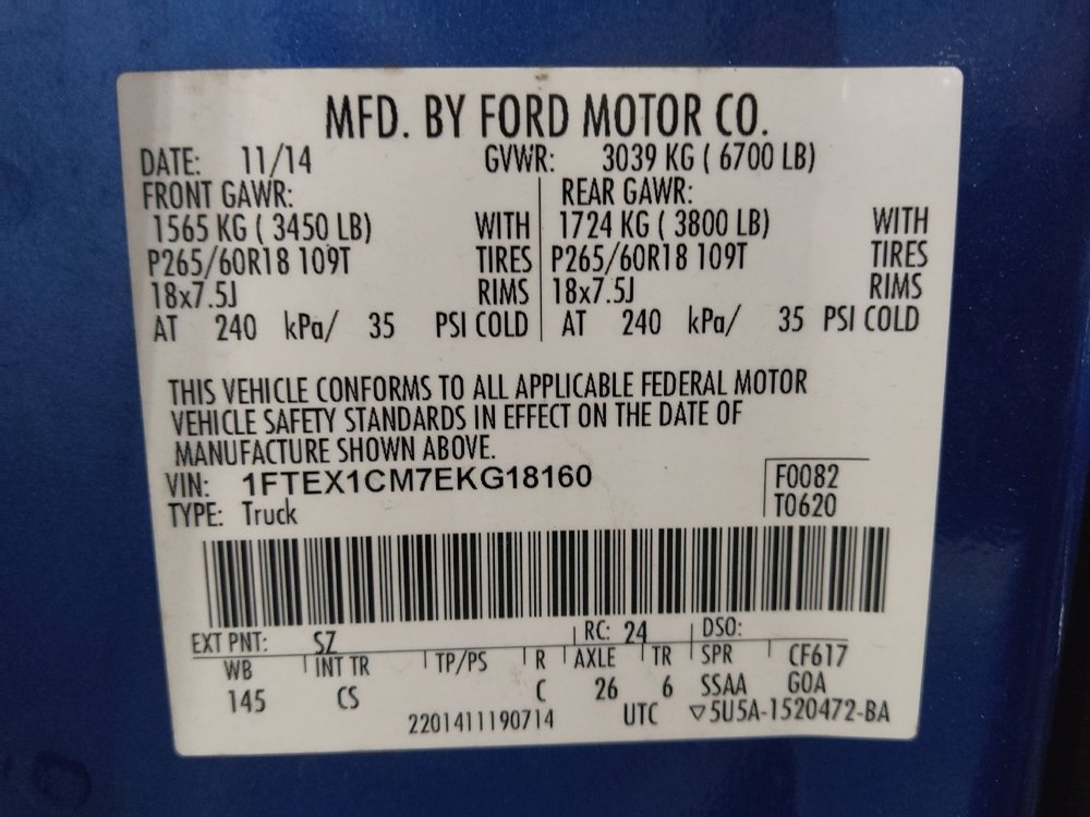 Used 2014 Ford F150 STX w/ Equipment Group 201A Mid image 33