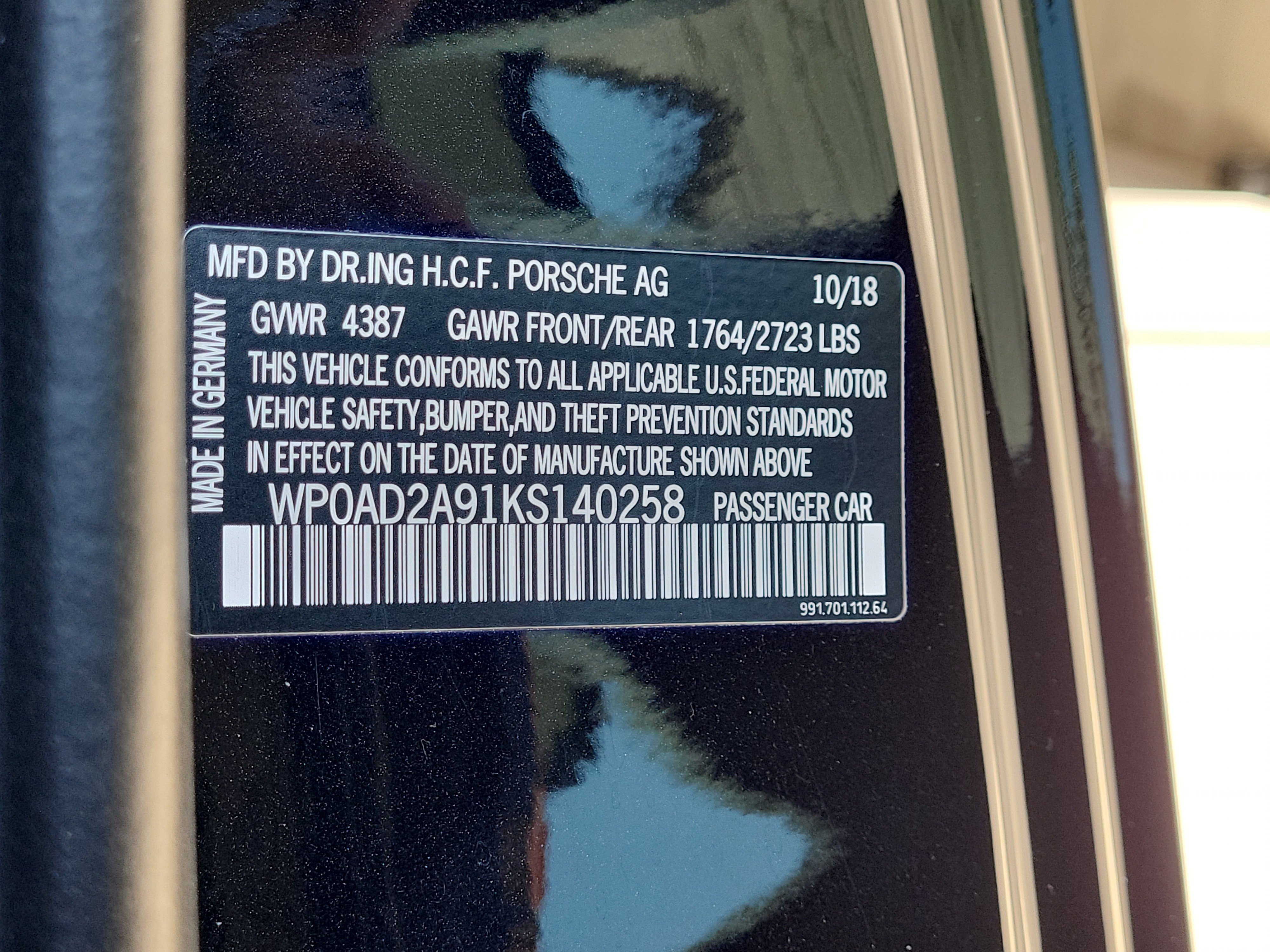 Certified 2019 Porsche 911 Turbo S AWD/4WD image 42
