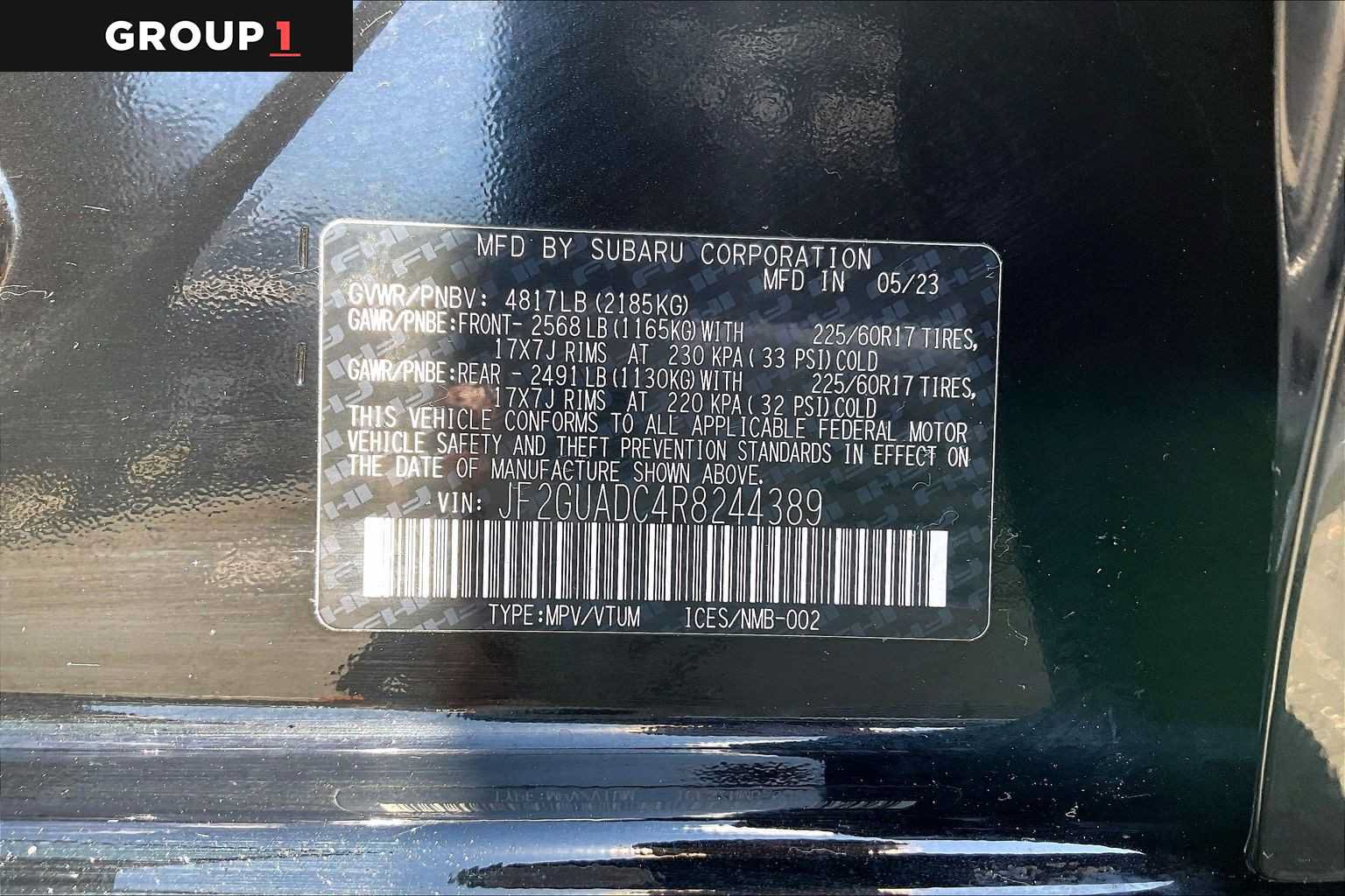 Certified 2024 Subaru Crosstrek 2.0i Premium AWD/4WD image 34