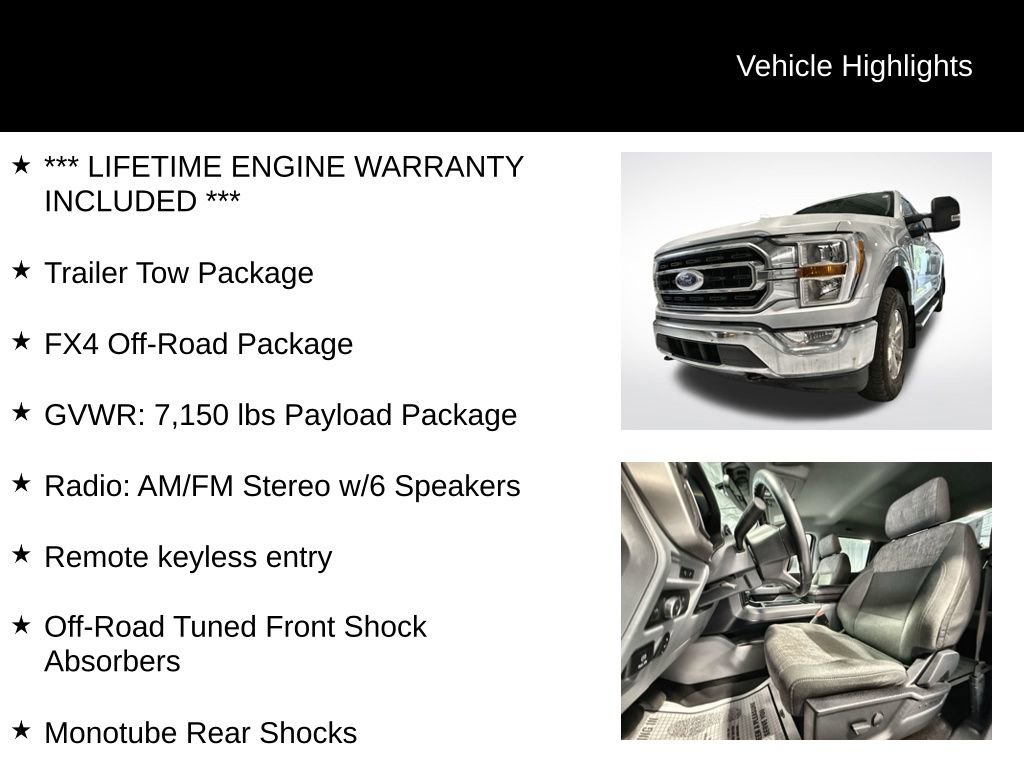 Used 2022 Ford F150 XLT w/ Equipment Group 301A Mid image 2