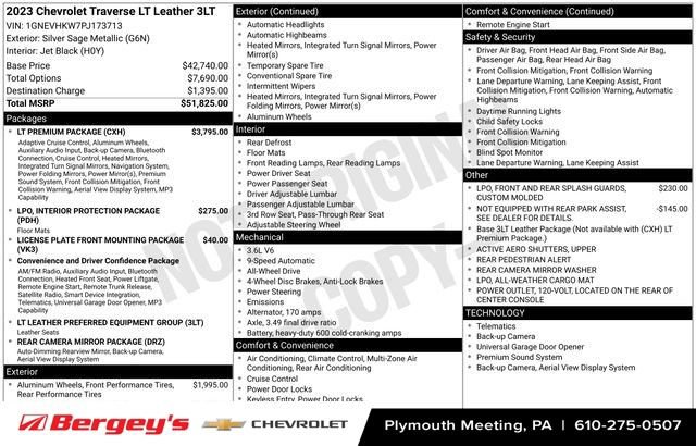 Used 2023 Chevrolet Traverse LT w/ LT Premium Package image 15