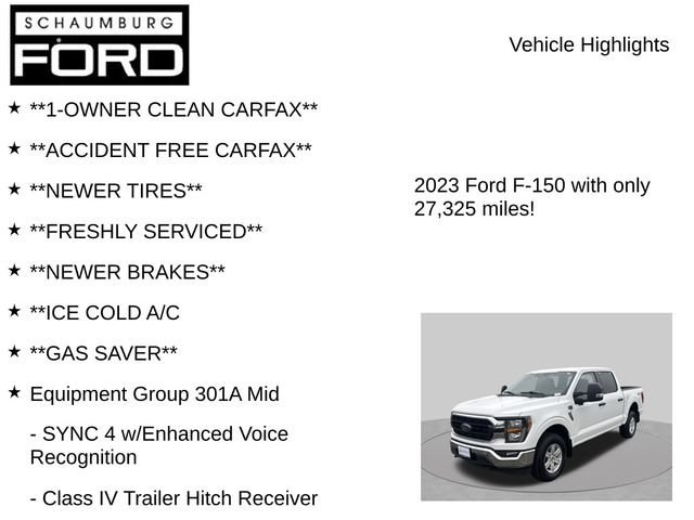 Used 2023 Ford F150 XLT w/ Equipment Group 301A Mid AWD/4WD image 8