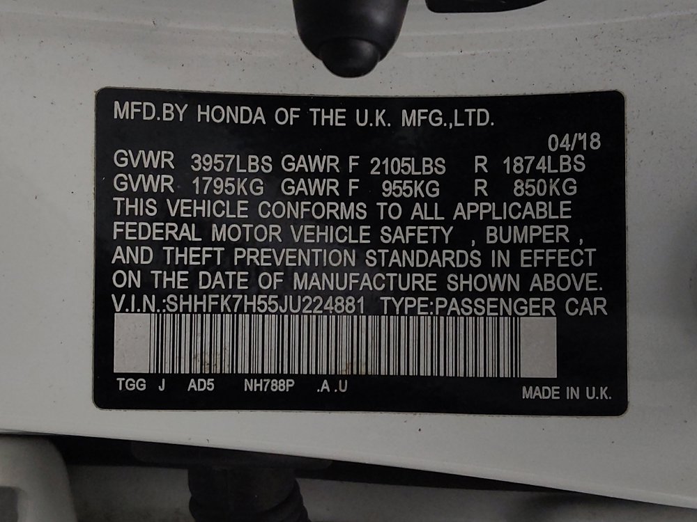 Used 2018 Honda Civic EX image 33