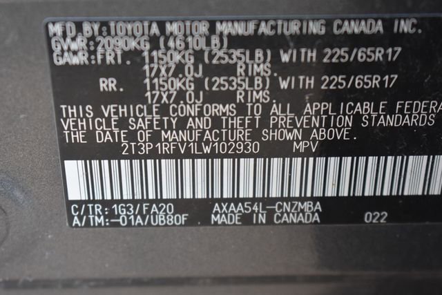 Used 2020 Toyota RAV4 XLE w/ XLE Grade Weather Package image 36