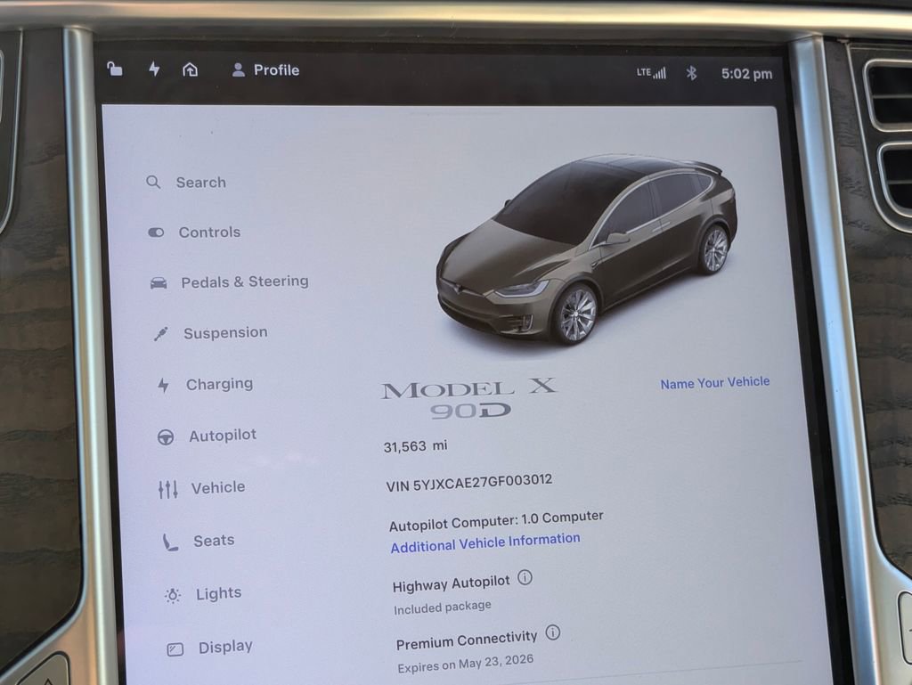 Used 2016 Tesla Model X 90D AWD/4WD image 23