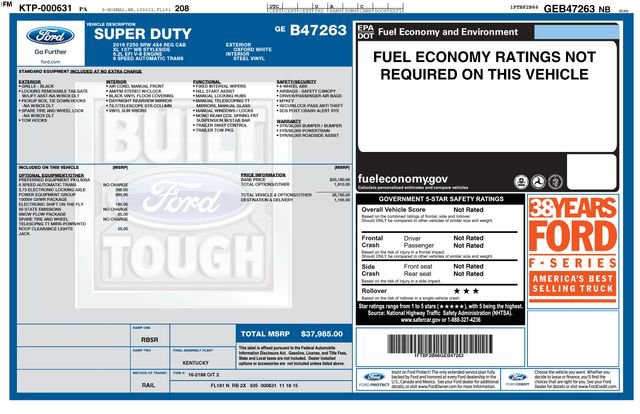 Used 2016 Ford F250 XL w/ Power Equipment Group AWD/4WD image 3