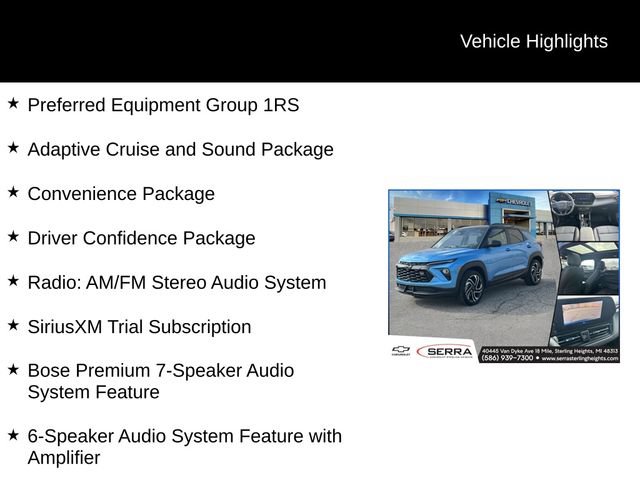 Used 2025 Chevrolet TrailBlazer RS w/ Convenience Package AWD/4WD image 4