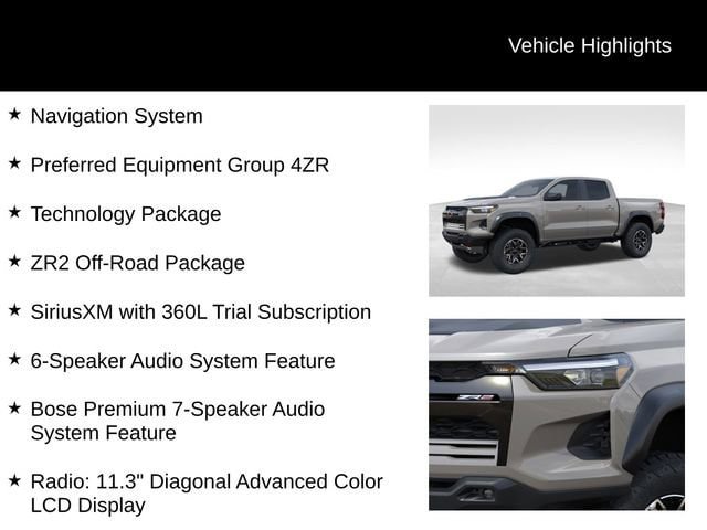 New 2026 Chevrolet Colorado ZR2 w/ Technology Package image 17