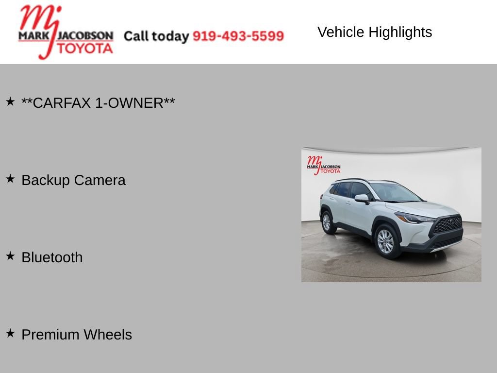 Used 2024 Toyota Corolla Cross LE w/ Moonroof Package FWD image 6
