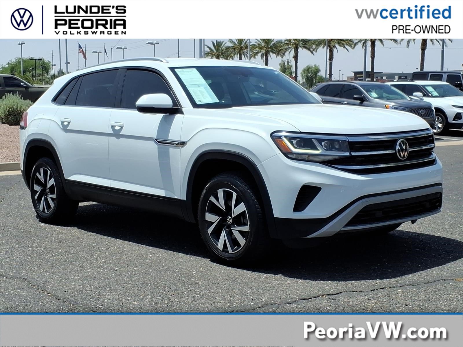 Certified 2021 Volkswagen Atlas Cross Sport SE FWD image 1