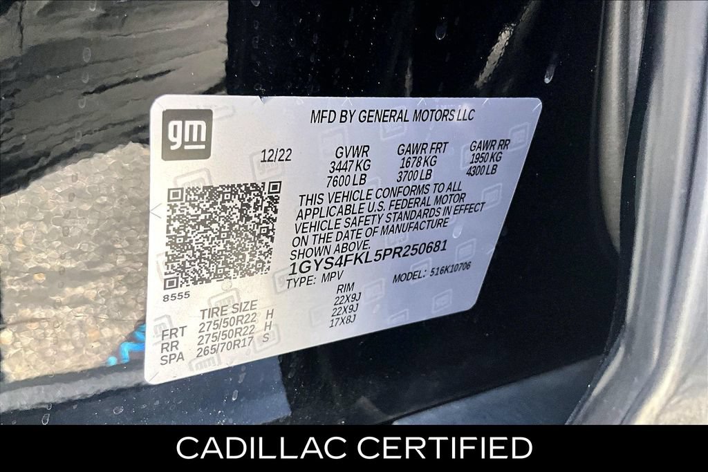 Certified 2023 Cadillac Escalade Sport w/ Touring Package AWD/4WD image 31