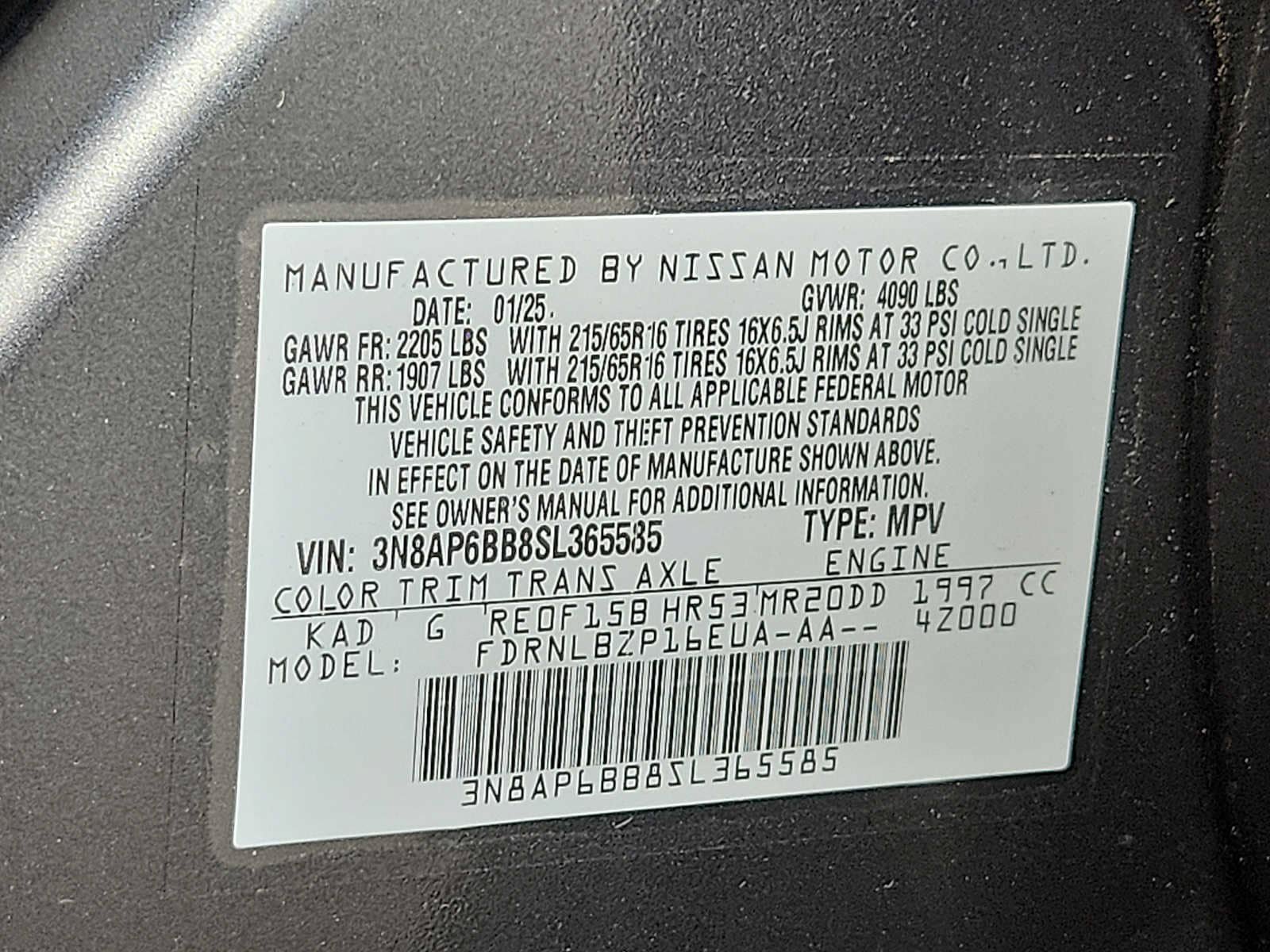 Certified 2025 Nissan Kicks S AWD/4WD image 25