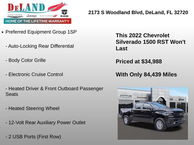 Used 2022 Chevrolet Silverado 1500 RST w/ Z71 Off-Road Package AWD/4WD image 18
