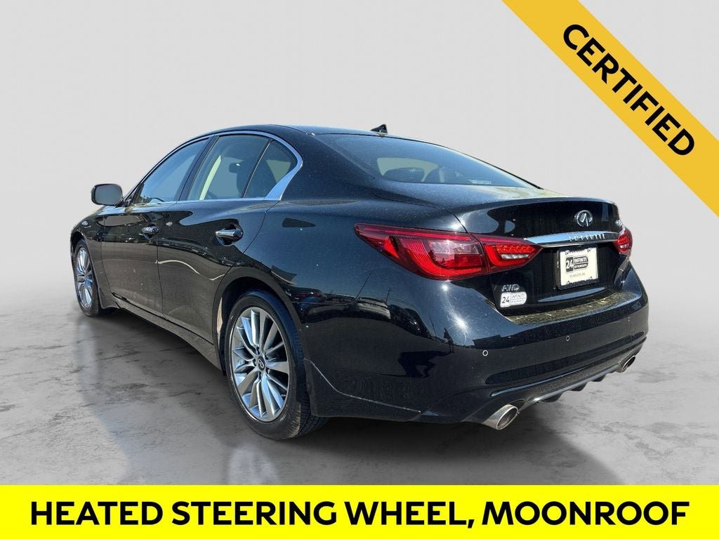 Certified 2023 INFINITI Q50 Luxe w/ Cargo Package AWD/4WD image 3