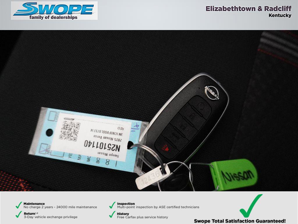 New 2025 Nissan Versa SR w/ Trunk Package image 34