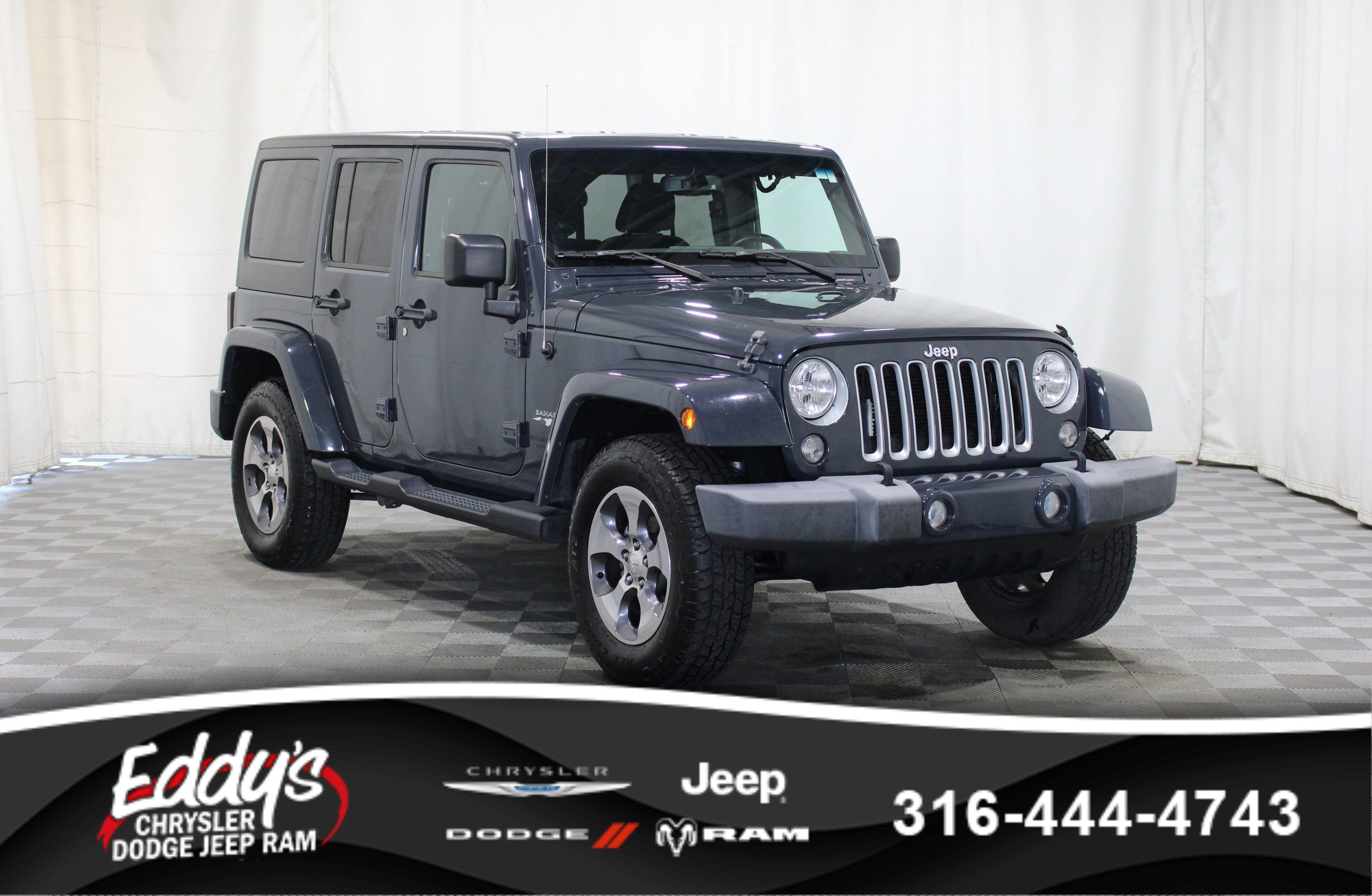 Used 2016 Jeep Wrangler Unlimited Sahara w/ Max Tow Package image 1