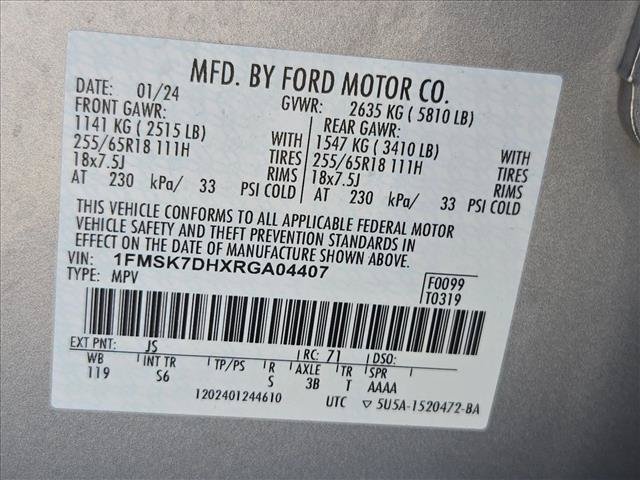 Used 2024 Ford Explorer XLT w/ Equipment Group 202A RWD image 24