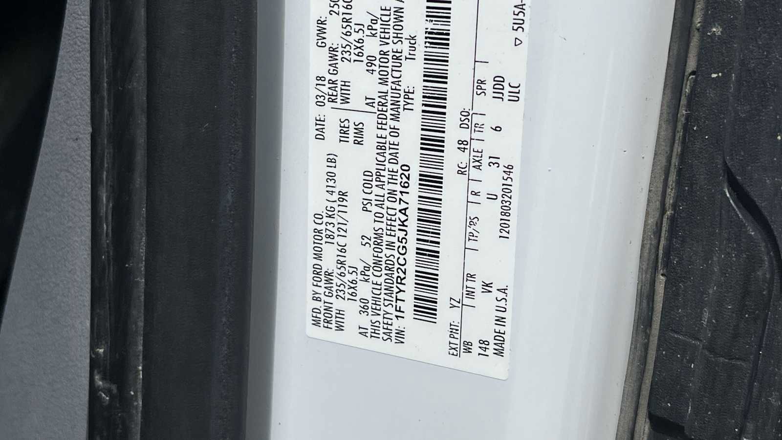 Used 2018 Ford Transit 250 148 Medium Roof RWD image 45