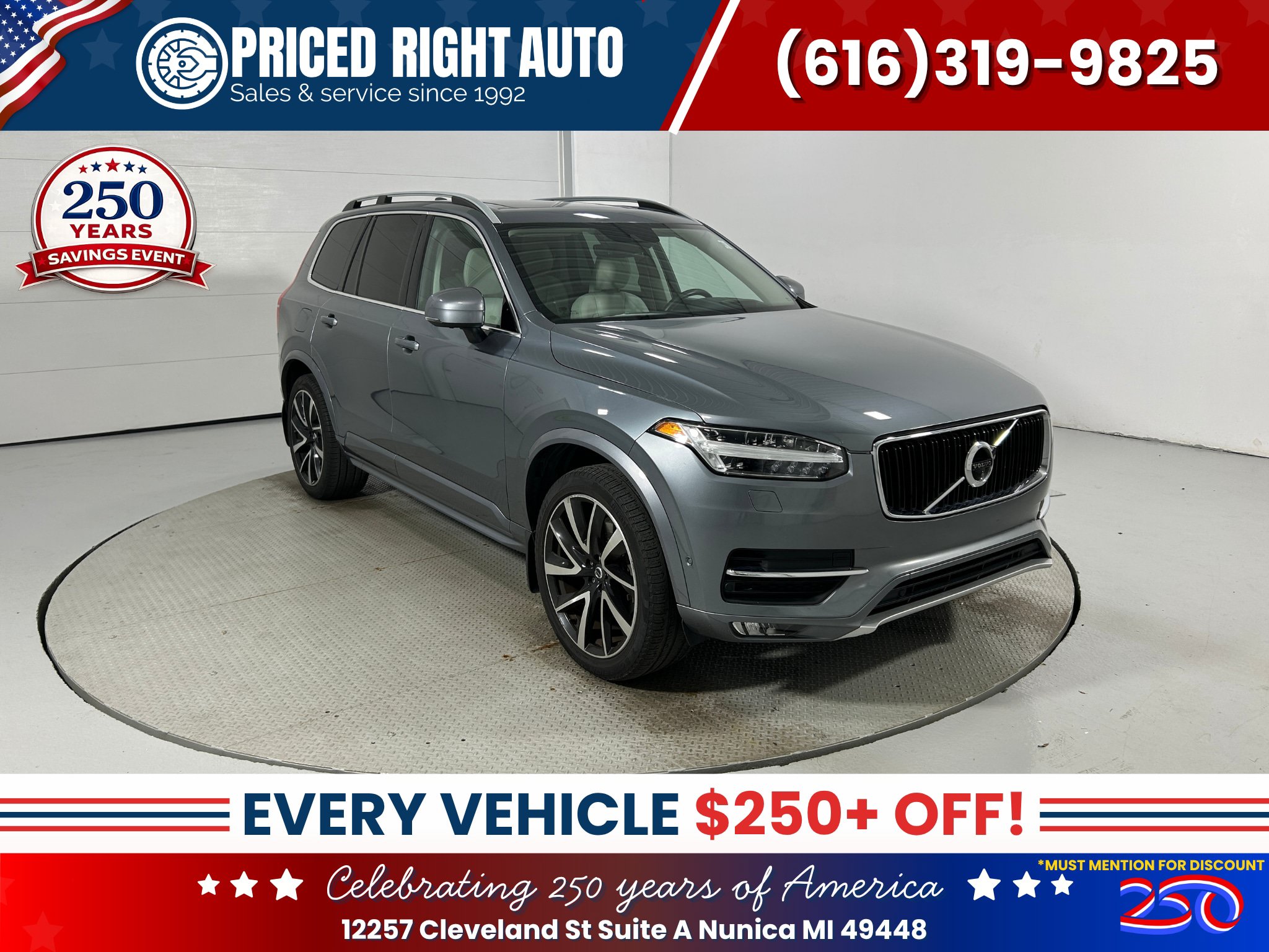 Used 2019 Volvo XC90 T6 Momentum w/ Advanced Package