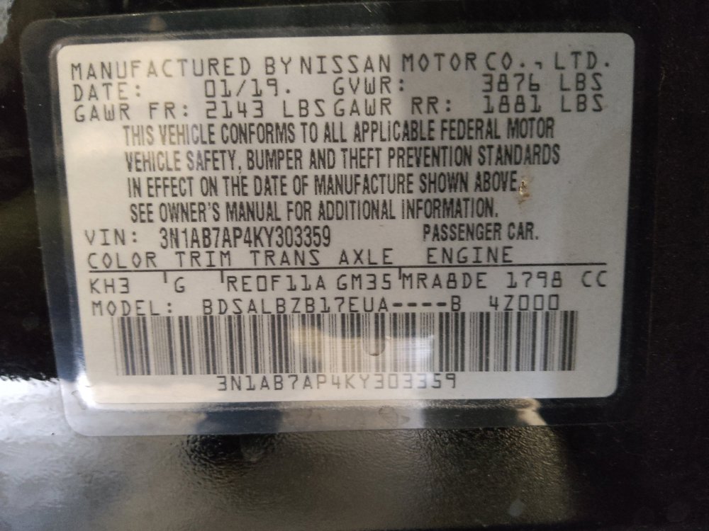 Used 2019 Nissan Sentra S FWD image 33