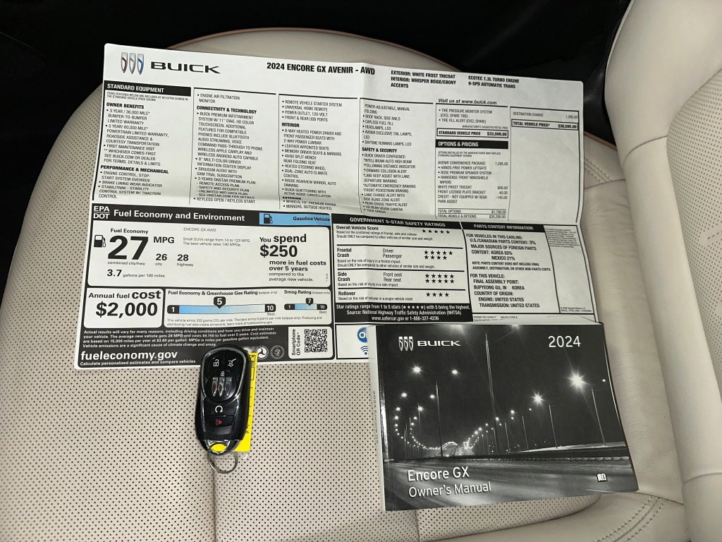 Certified 2024 Buick Encore GX Avenir w/ Avenir Convenience Package image 4