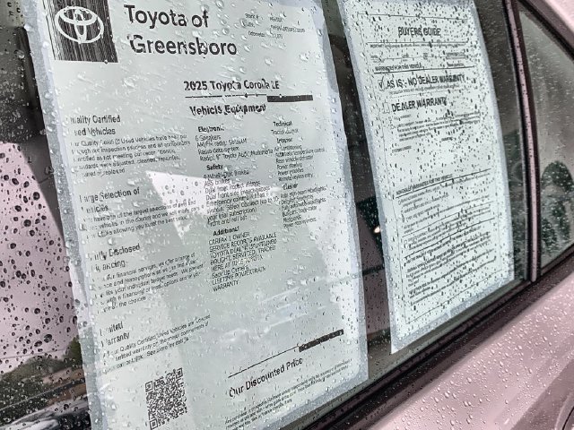 Used 2025 Toyota Corolla LE FWD image 46