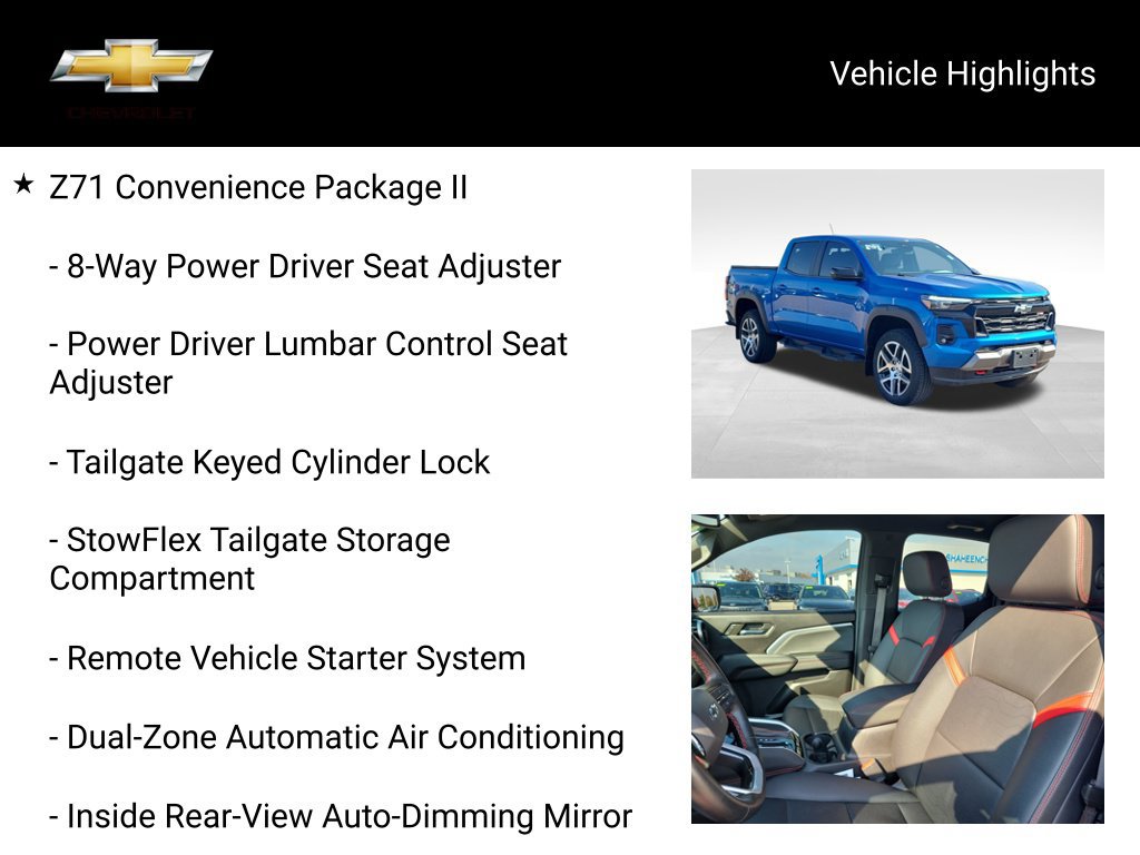 Certified 2023 Chevrolet Colorado Z71 w/ Z71 Convenience Package 2 AWD/4WD image 20