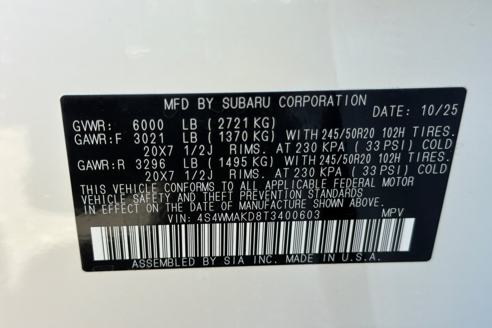 Used 2026 Subaru Ascent Touring AWD/4WD image 29