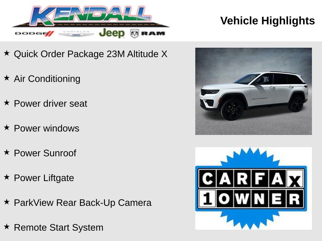 Certified 2024 Jeep Grand Cherokee Altitude image 4