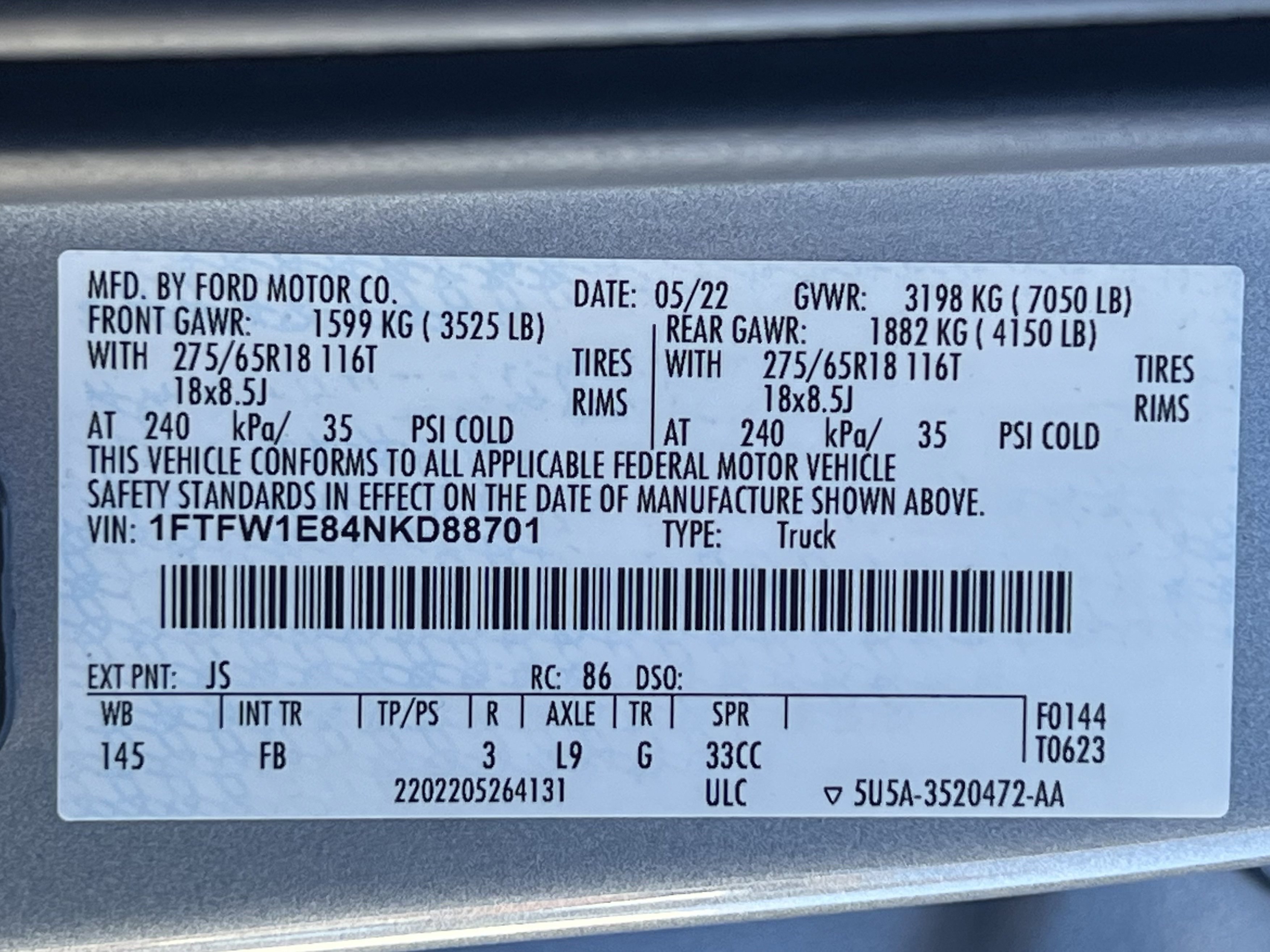 Used 2022 Ford F150 XLT w/ Equipment Group 302A High image 26