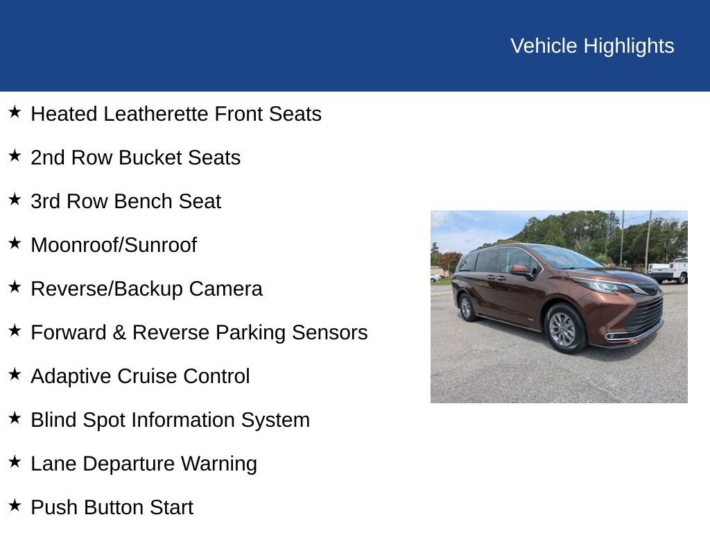 Used 2021 Toyota Sienna XLE AWD/4WD image 35