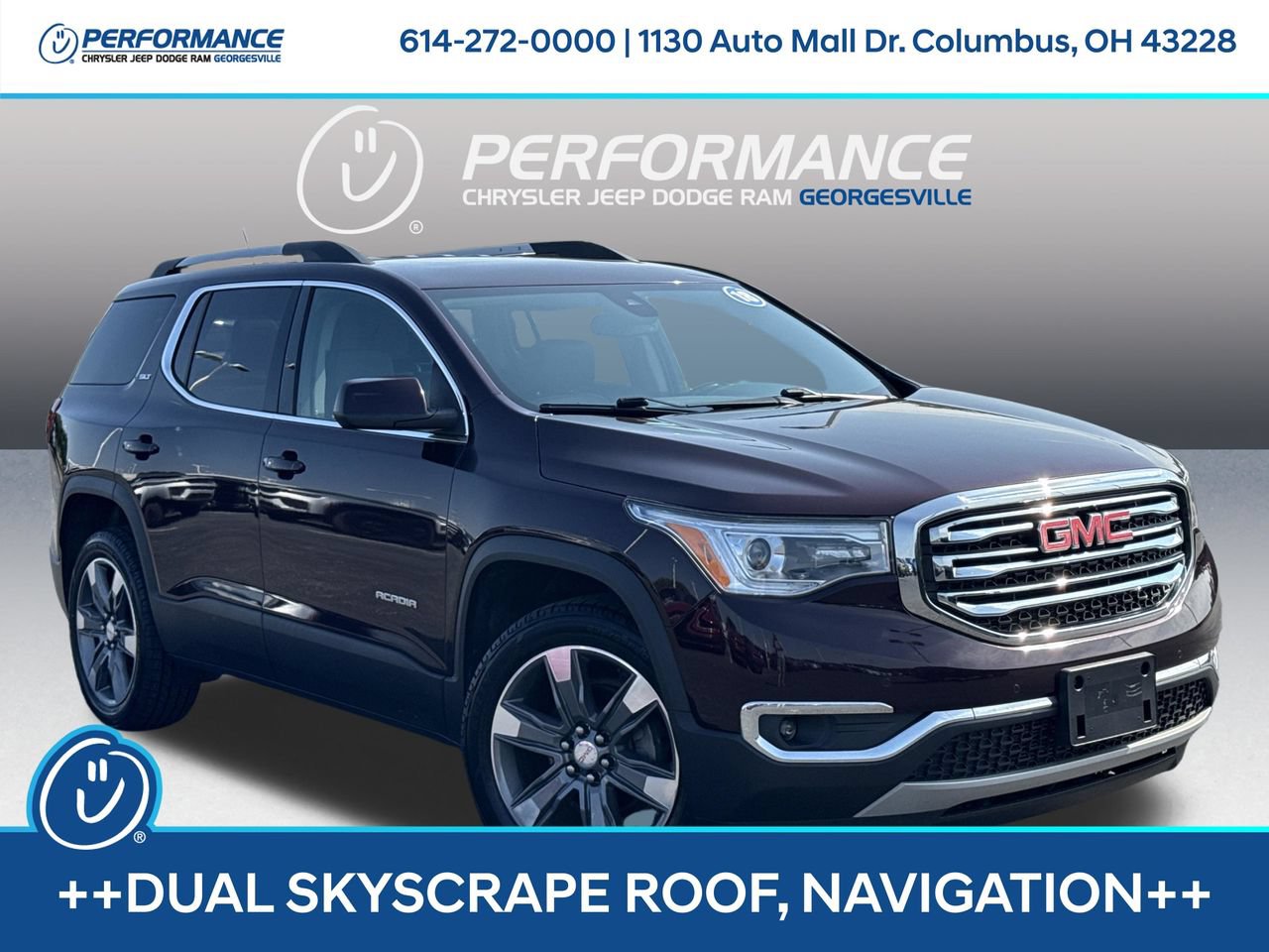 Used 2018 GMC Acadia SLT w/ LPO, Floor Liner Package FWD image 1