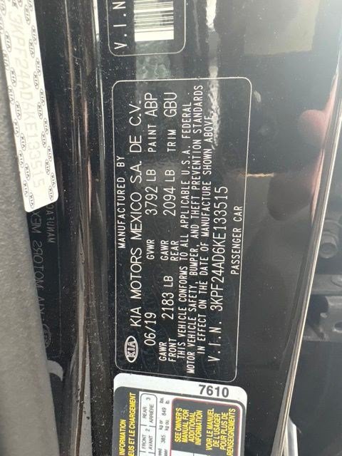 Used 2019 Kia Forte LXS FWD image 4