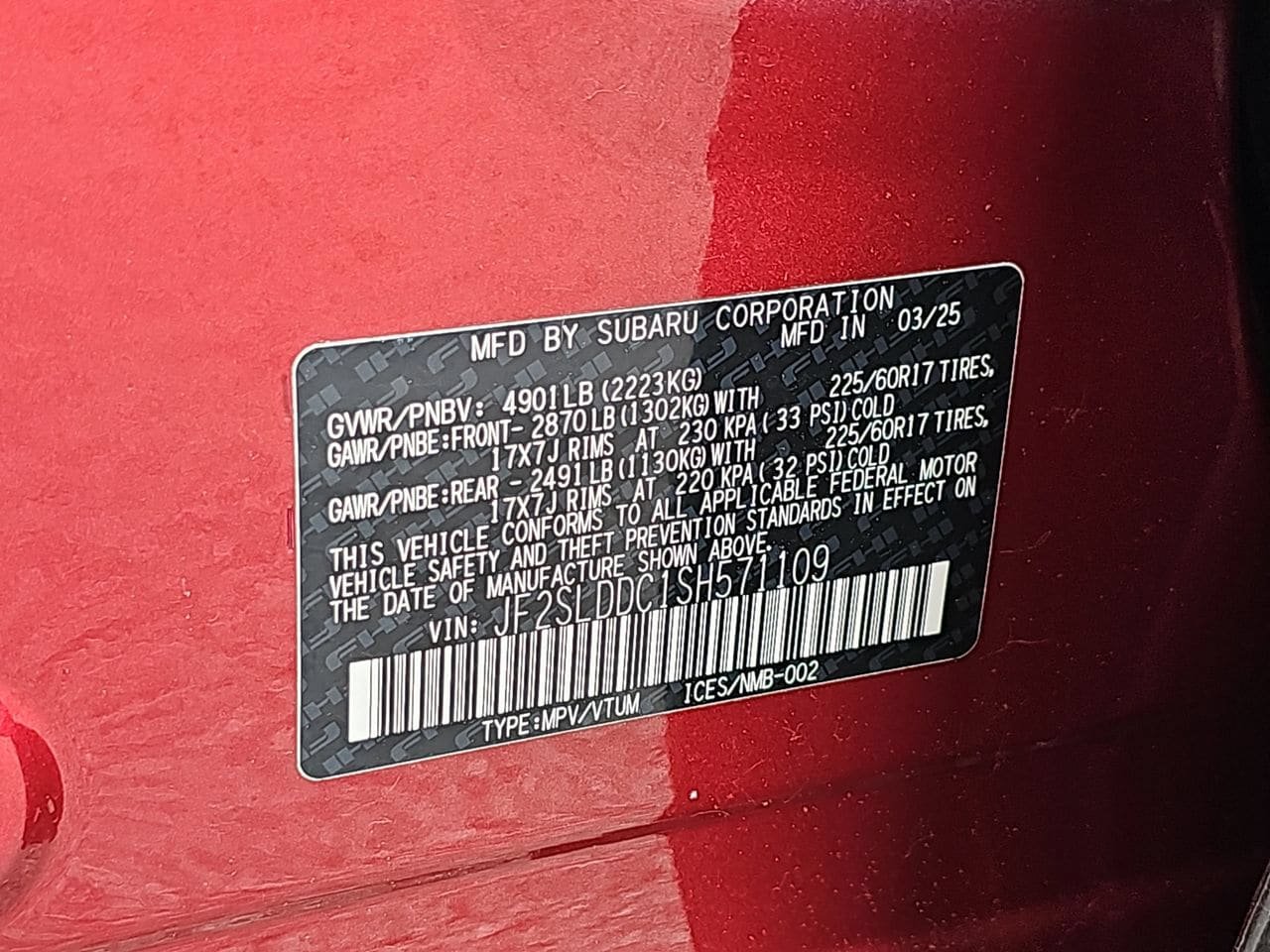 Certified 2025 Subaru Forester Premium AWD/4WD image 41