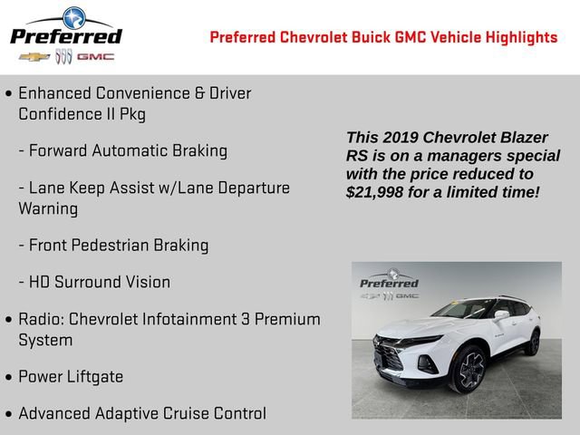 Certified 2019 Chevrolet Blazer RS image 6