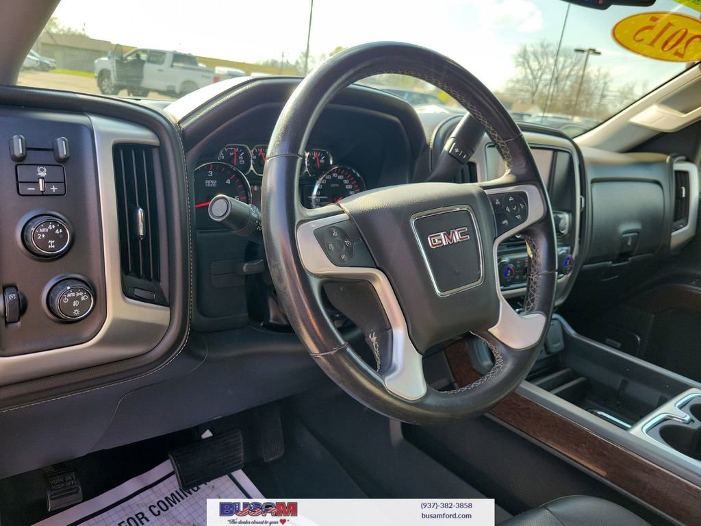 Used 2015 GMC Sierra 1500 SLT w/ SLT Crew Cab Value Package AWD/4WD image 16
