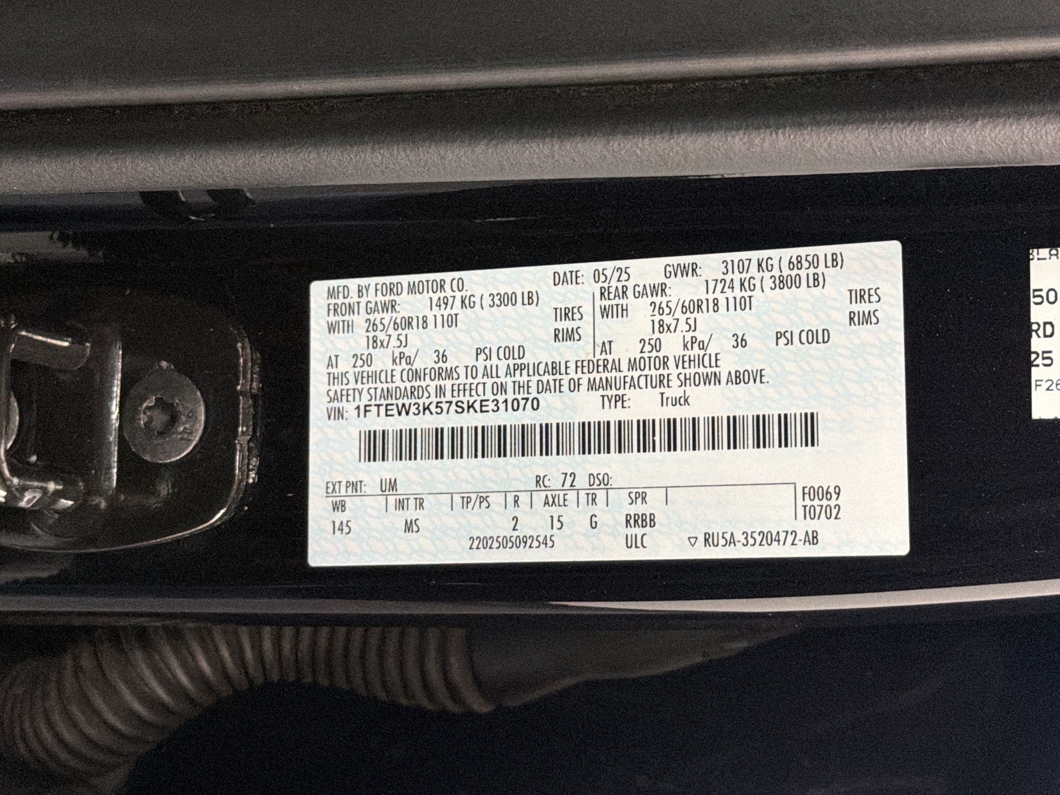 Used 2025 Ford F150 XLT w/ Equipment Group 301A Standard RWD image 23