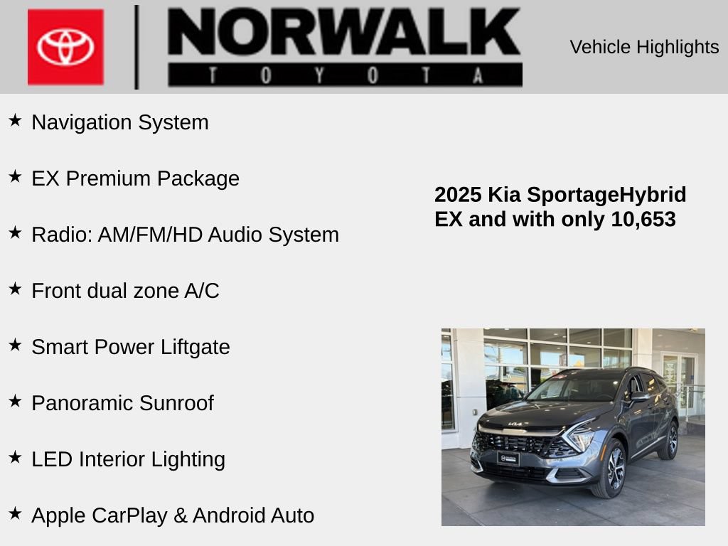 Used 2025 Kia Sportage EX w/ EX Premium Package AWD/4WD image 10