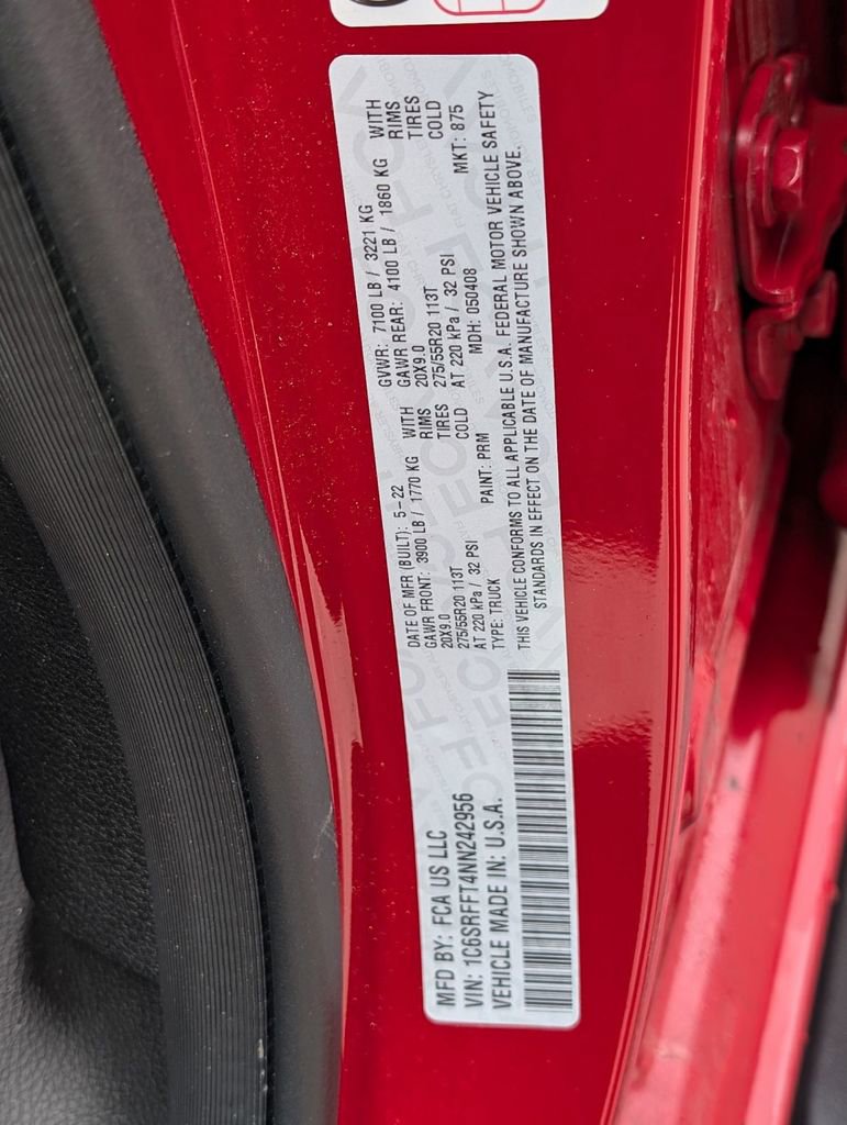 Used 2022 RAM 1500 Big Horn w/ Built-to-serve Edition image 18