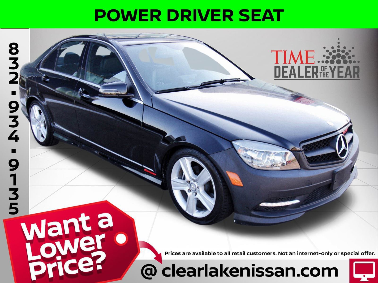 Used 2011 Mercedes-Benz C 300 4MATIC Sedan image 9