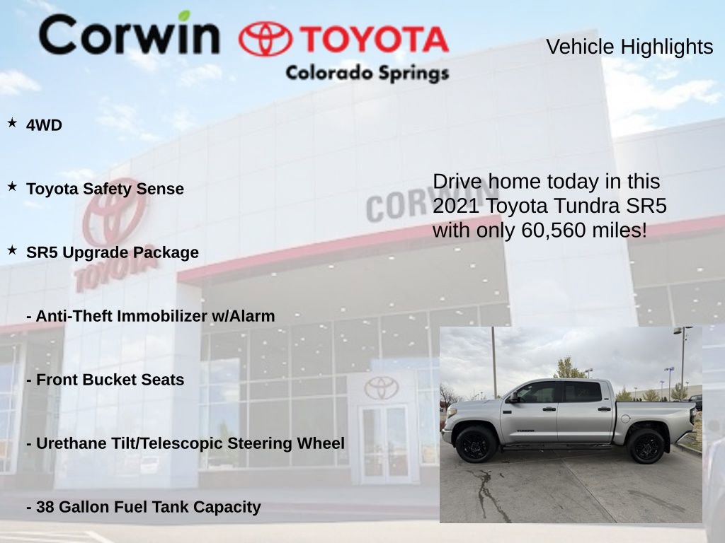Used 2021 Toyota Tundra SR5 w/ SR5 Upgrade Package image 6
