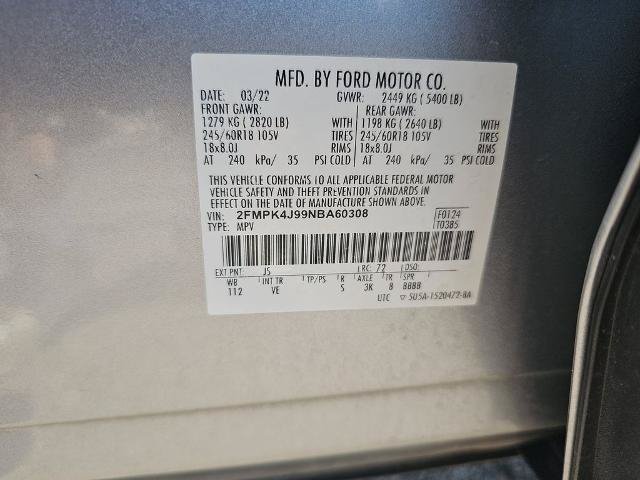 Certified 2022 Ford Edge SEL AWD/4WD image 34