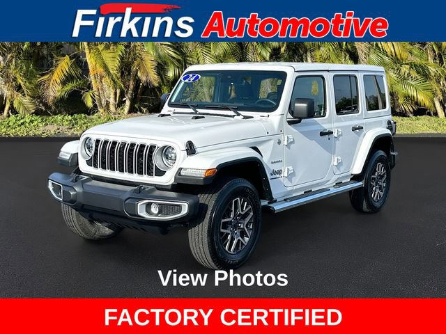 Used 2024 Jeep Wrangler Sahara w/ Dual Top Group AWD/4WD image 1